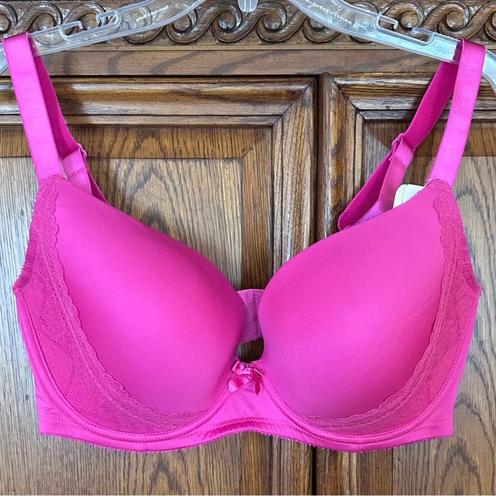 Parfait Pink Lace Full Coverage Bra  38FF